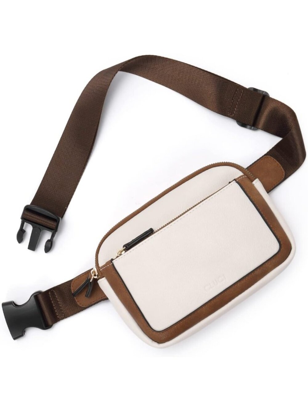 Stylish Vegan Leather Fanny Pack for Women - Adjustable Crossbody Waist Bag